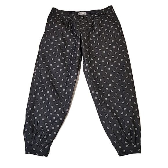 Arandu Equestrian Riding Pants Blue Floral Daisy Size M - Picture 1 of 8
